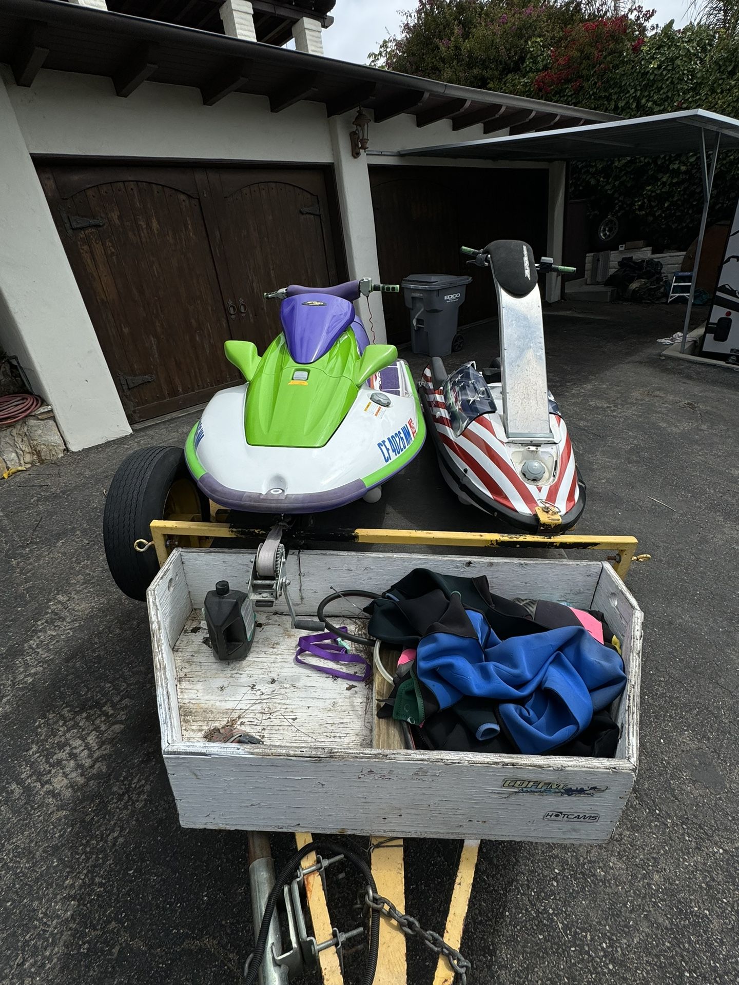 900 Kawasaki Jetsky and Trailer.