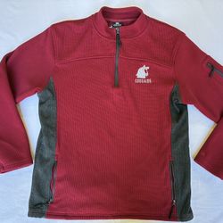 Washington State Cougars WSU Thermal 1/4 Zip Pullover Sweater