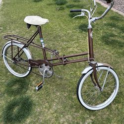 Rare Vintage 1965 Sears Folding  Bike 