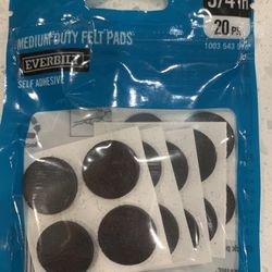 12 Packs Of Everbilt Medium Duty Felt Pads for Sale in March Air