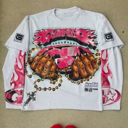 Hellstar Long Sleeve Graphic Tee - White