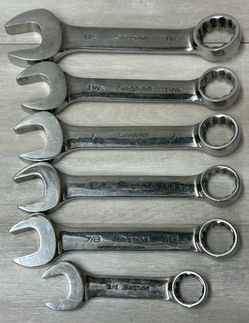 Snap-On 6 Piece Combination Wrench Set (PO1023343)