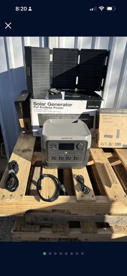 EcoFlow Solar Generator River 2 Pro 45W Portable Solar Panel - NIB-NEW ALL PARTS NEW $475