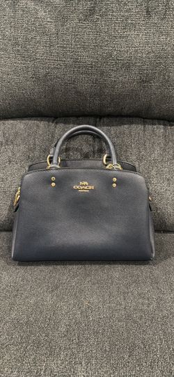 Coach Dark Blue Satchel