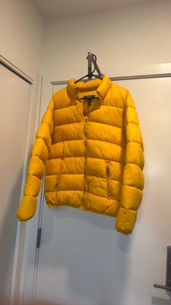 Long (Yellow) puffer jacket