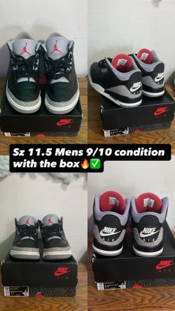 Jordan Black Cement 3s