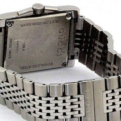 Watch GUCCI G Timeless rectangle 138.4 Mens Quartz Black Jubilee Luxury #32505