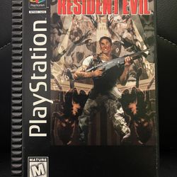 Resident Evil (Long box) PS1 - Retro Video Game