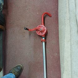55 Gallon barrel pump.
