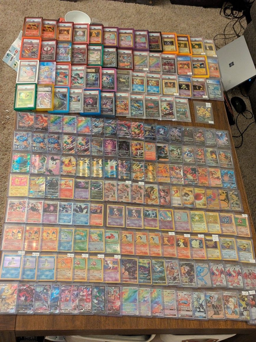 Pokemon cards! Straight trades and flexible pricing. Slabs sealed singles