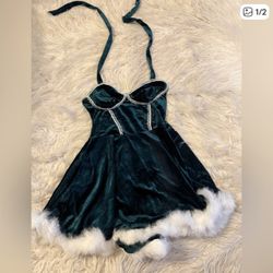 Women’s Green Christmas Dress 