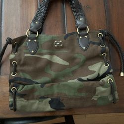 Ladies, Michael Kors purse gently used camouflage