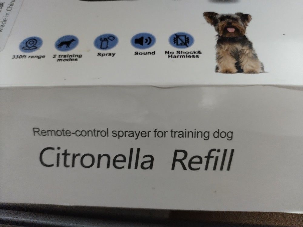 Citronella Spray Dog Training Collar 