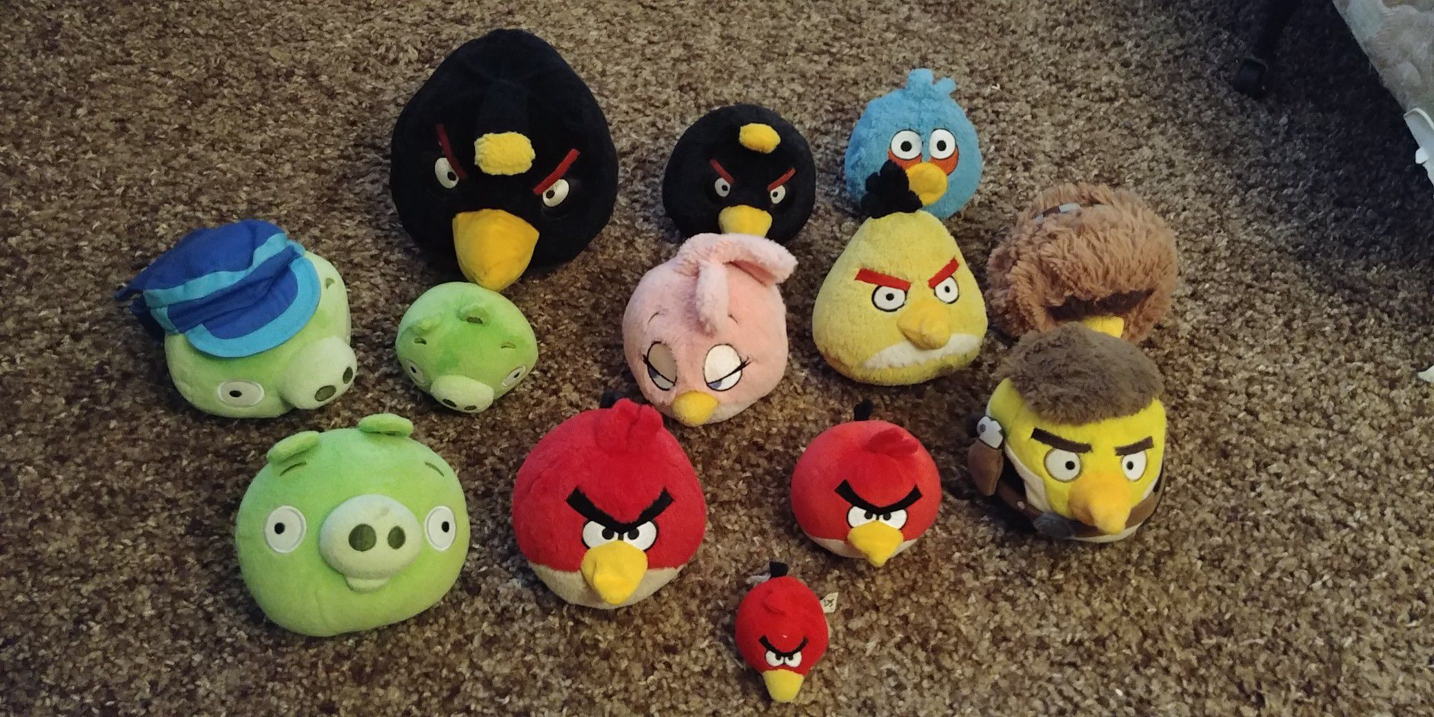 Angry bird stuffed animal lot