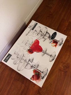 12 Margarita Glasses