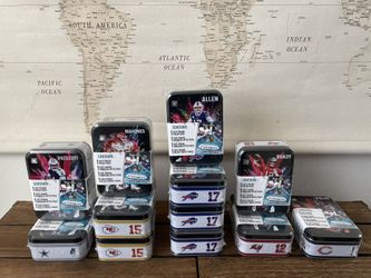 2021-2022 Football Retail Collectors Tins - Factory Sealed 