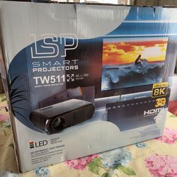 LSP Smart Projectors TW511 ULTRA HD 8K + 3D Ready For Video Streaming & Gaming