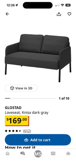 2-seater loveseat sofa