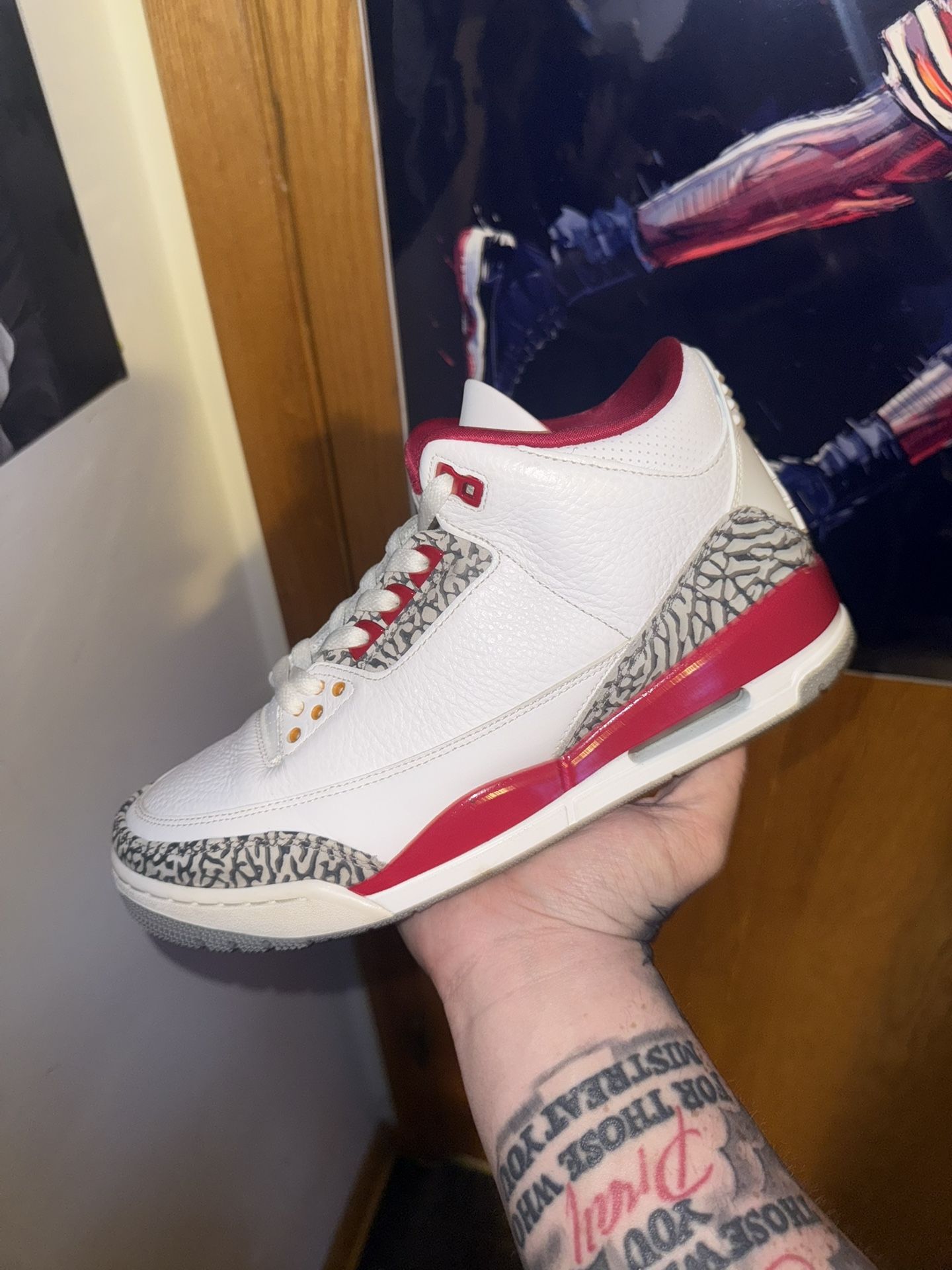 Jordan Retro 3 Cardinal Red