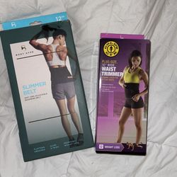 2 Waist Training Sweat Belt 
