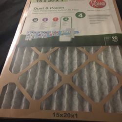 Rheem 15x 20 X 1 Air Filter FPR 4