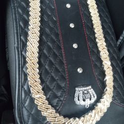 18mm Stainless Steel Baguette Cuban Link Chain