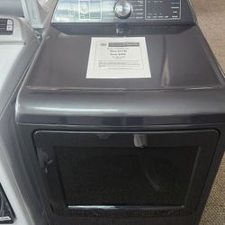 Profile 7.4 cu. ft. Smart Electric Dryer Diamond In Gray with Steam, Sanitize Cycle and Sensor Dry, ENERGY STAR