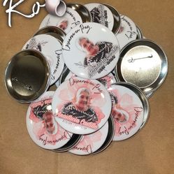 Pin Back Buttons