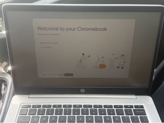 Chromebook Hp Computer & great condition shoes
