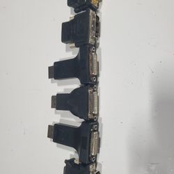 (6) DVI Adapters to HDMI (Various Adapters View Image)