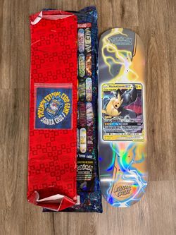 Santa Cruz x Pokémon Pikachu & Zekrom GX Skateboard Deck