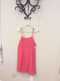 New lined lace dress