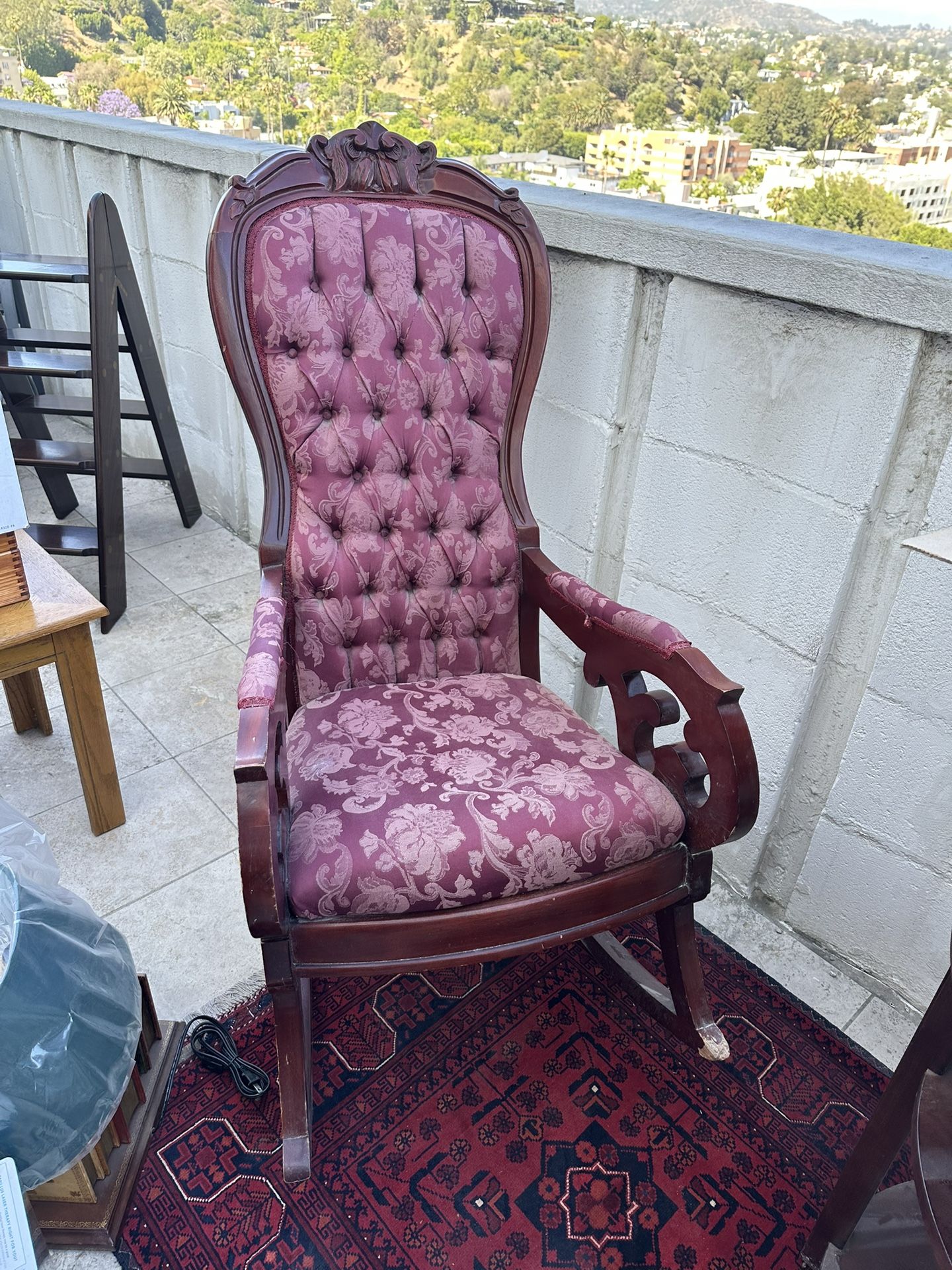 Tufted Rocking Chair
