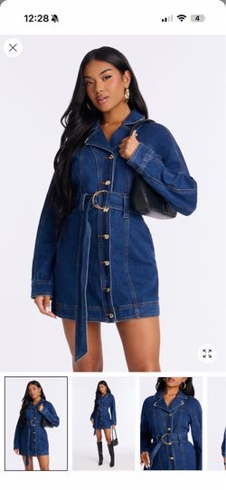 Fashion nova jean dress