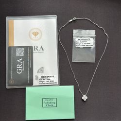 Moissanite Clover Necklace 