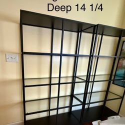 Glass Bookshelves