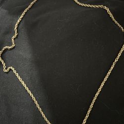 Rope Necklace REAL 10kt GOLD