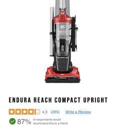 Endura Reach Compact Vacuum  Upright 