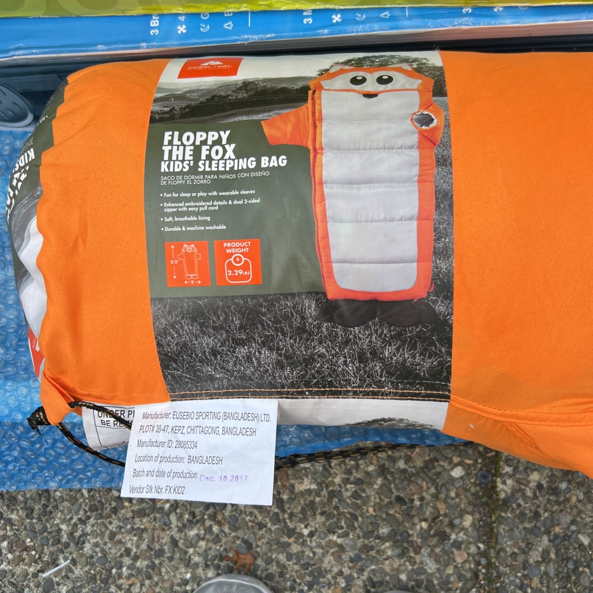 Floppy The Fox Sleeping Bag