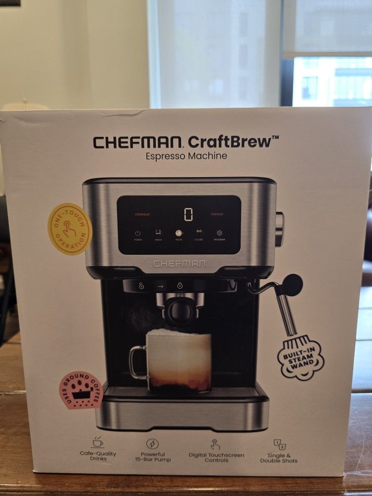 Unopened Chefman CraftBrew - Perfect Gift or Kitchen Upgrade