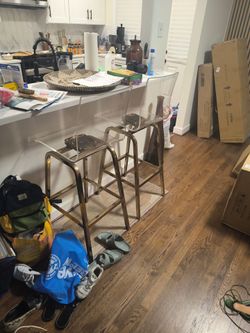 Clear acrylic bar stools