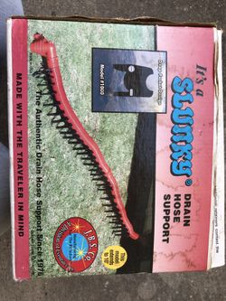 Slunky drain hose support