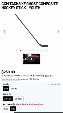 Ice hockey stick