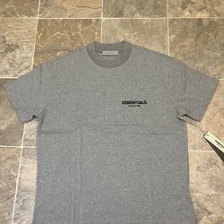 Essential Shirt Dark Oat Size Medium