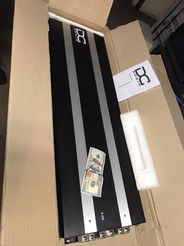 DC AUDIO 9,000 WATT AMP!!!!!!! (9k)