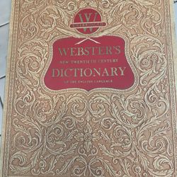 Websters Unabridged 1957 Dictionary