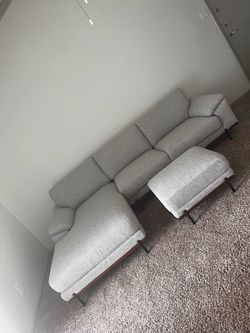 Sectional Sofa with Ottoman