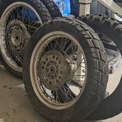 Dr650 Wheels And 2 Sets Of Tires