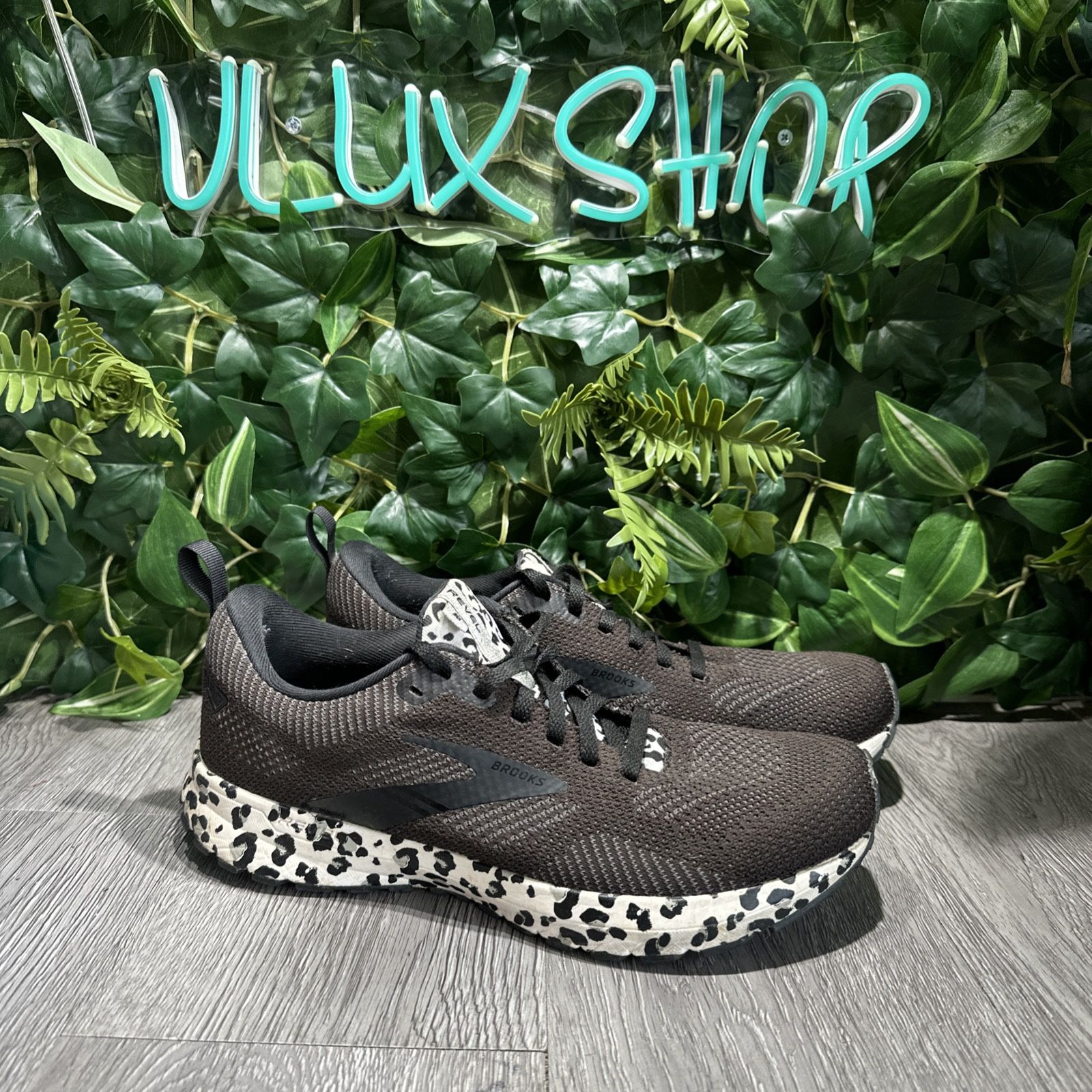Brooks Revel Run Wild Low Top Running Shoes Leopard
