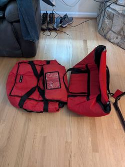 Hot bags door dash pizza food